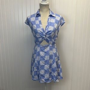 NWT‎ Urban Outfitters Harlow Twist Mini Dress Sz M